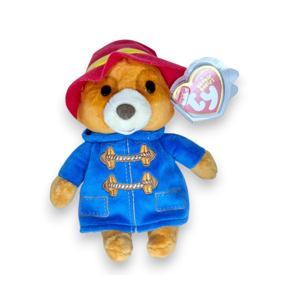 Paddington Bear | Marmalade-Loving Bear | Mint Heart Tag TY Beanie Baby